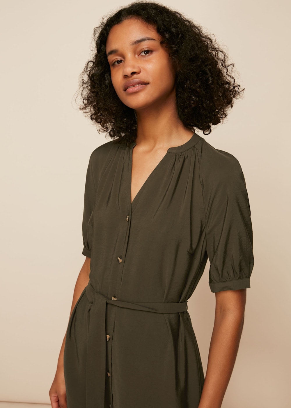 Button through shirt dress hotsell