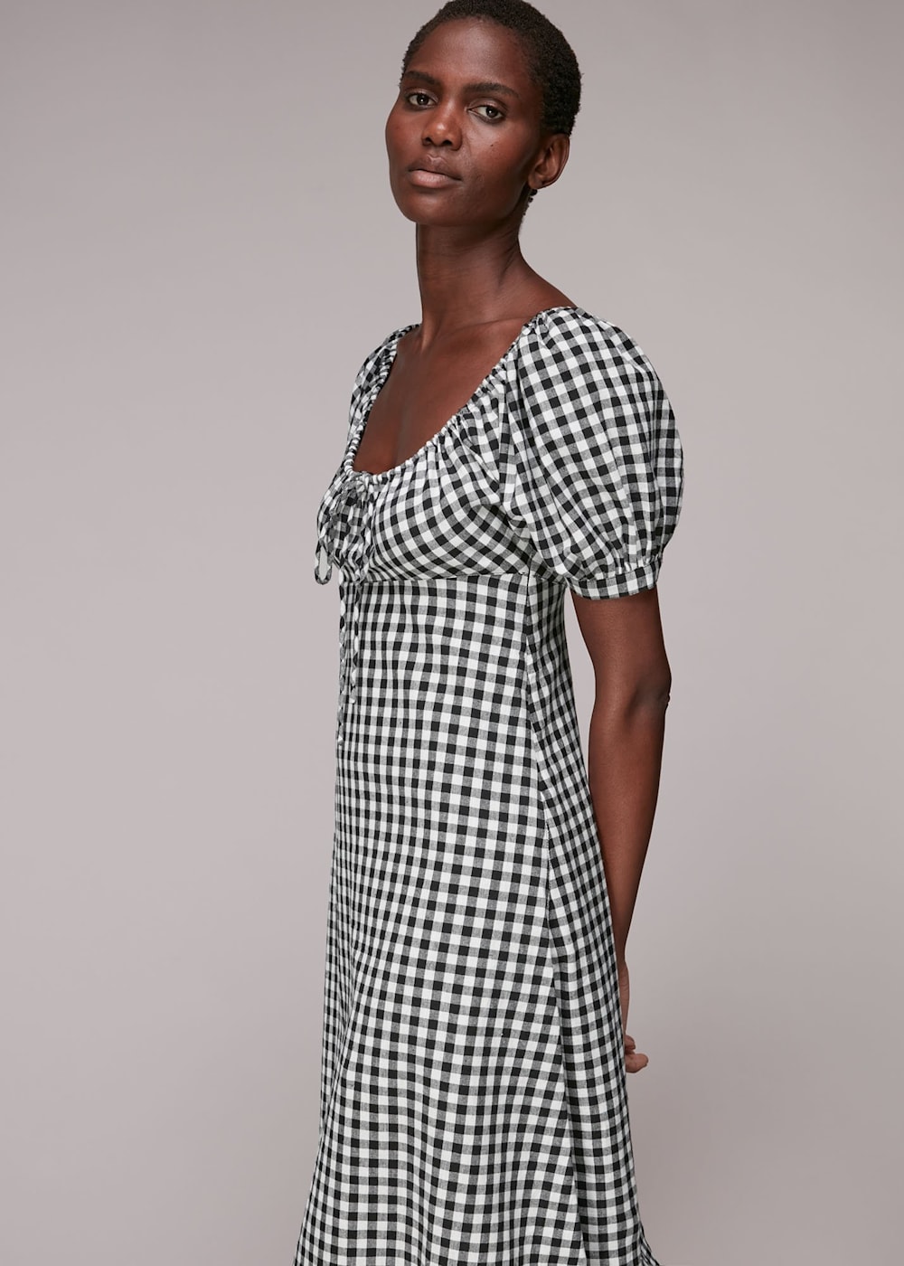 Whistles gingham dress hot sale