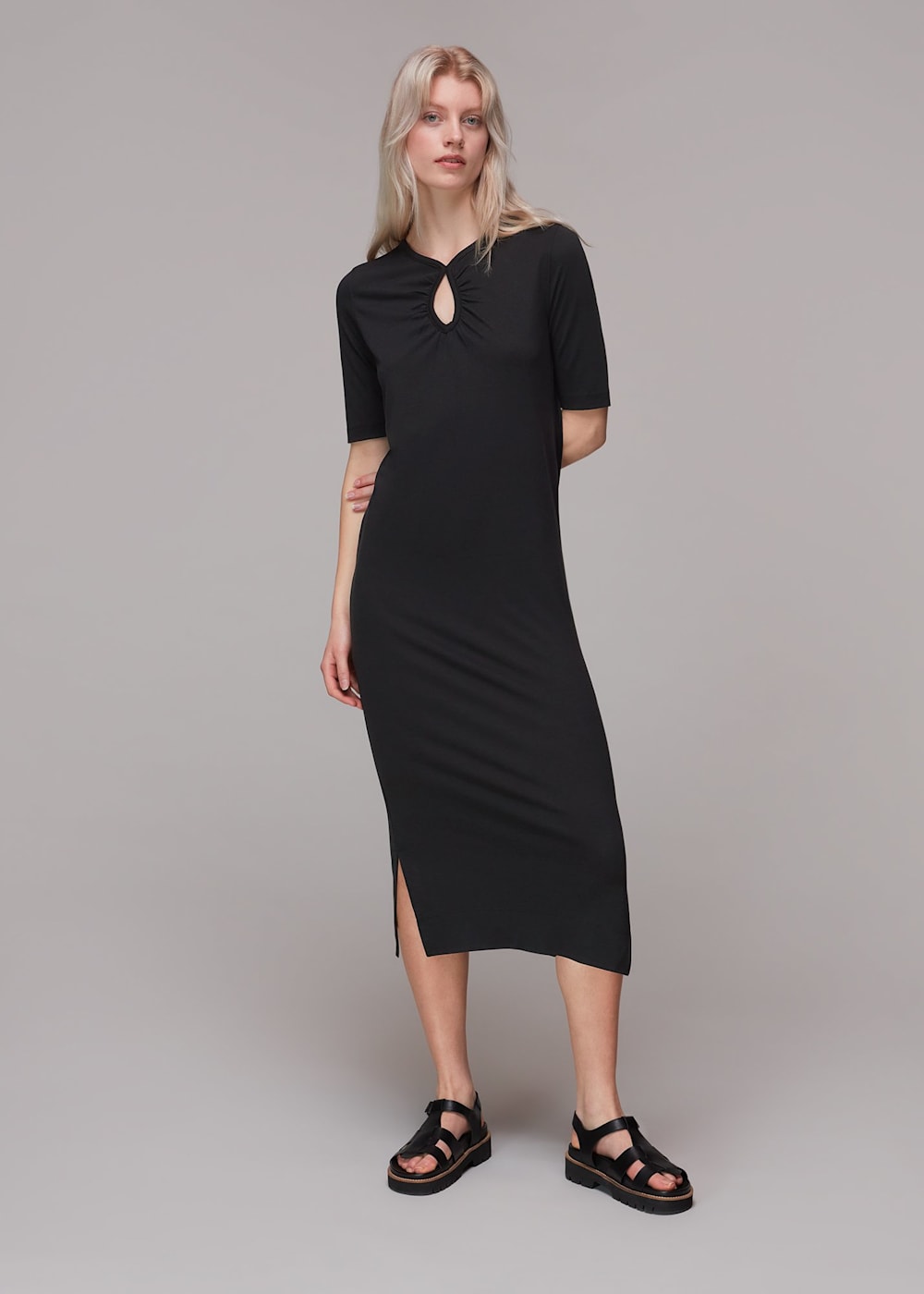 Whistles seaton jersey dress on sale