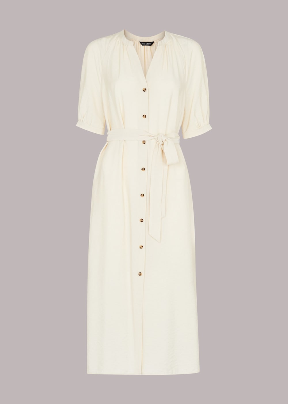 Ivory Olivia Midi Dress | WHISTLES | Whistles US |