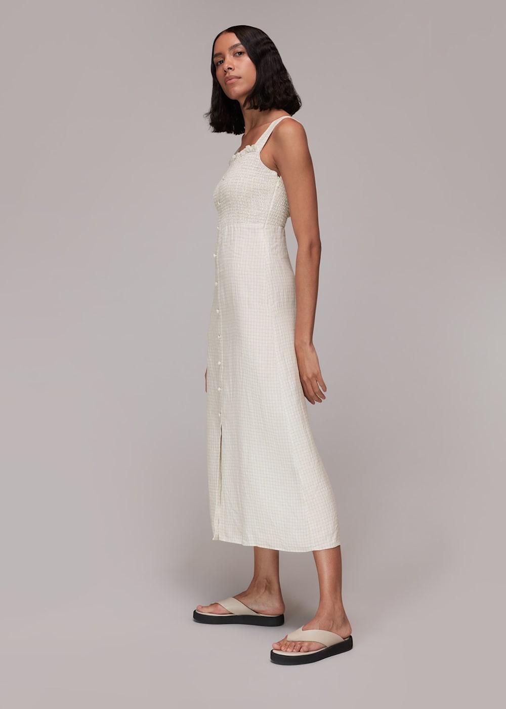 Whistles gingham dress online