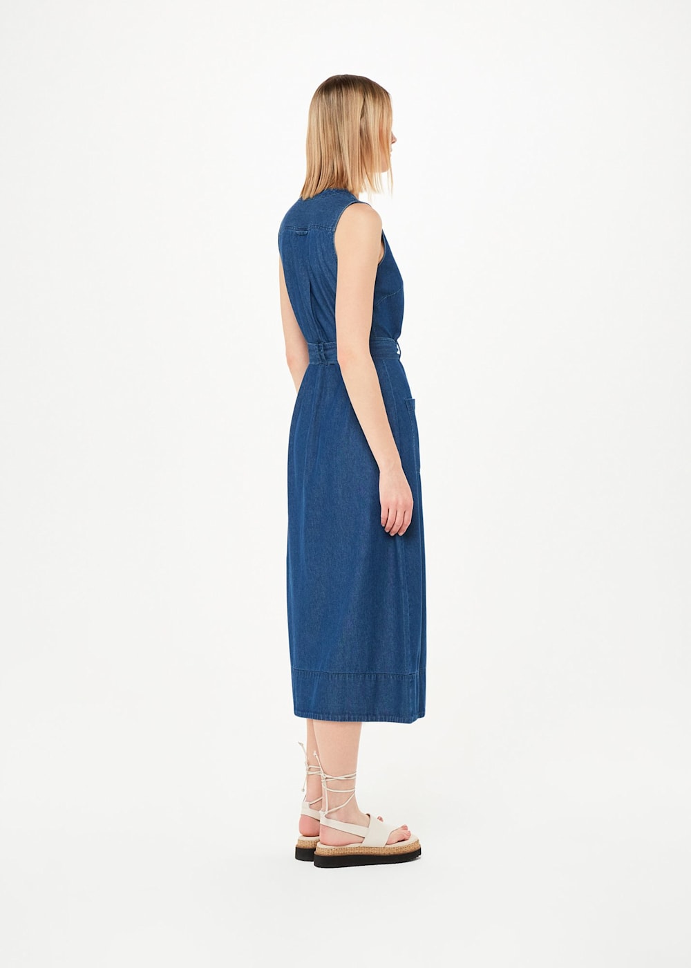 Whistles cody button through dress deals