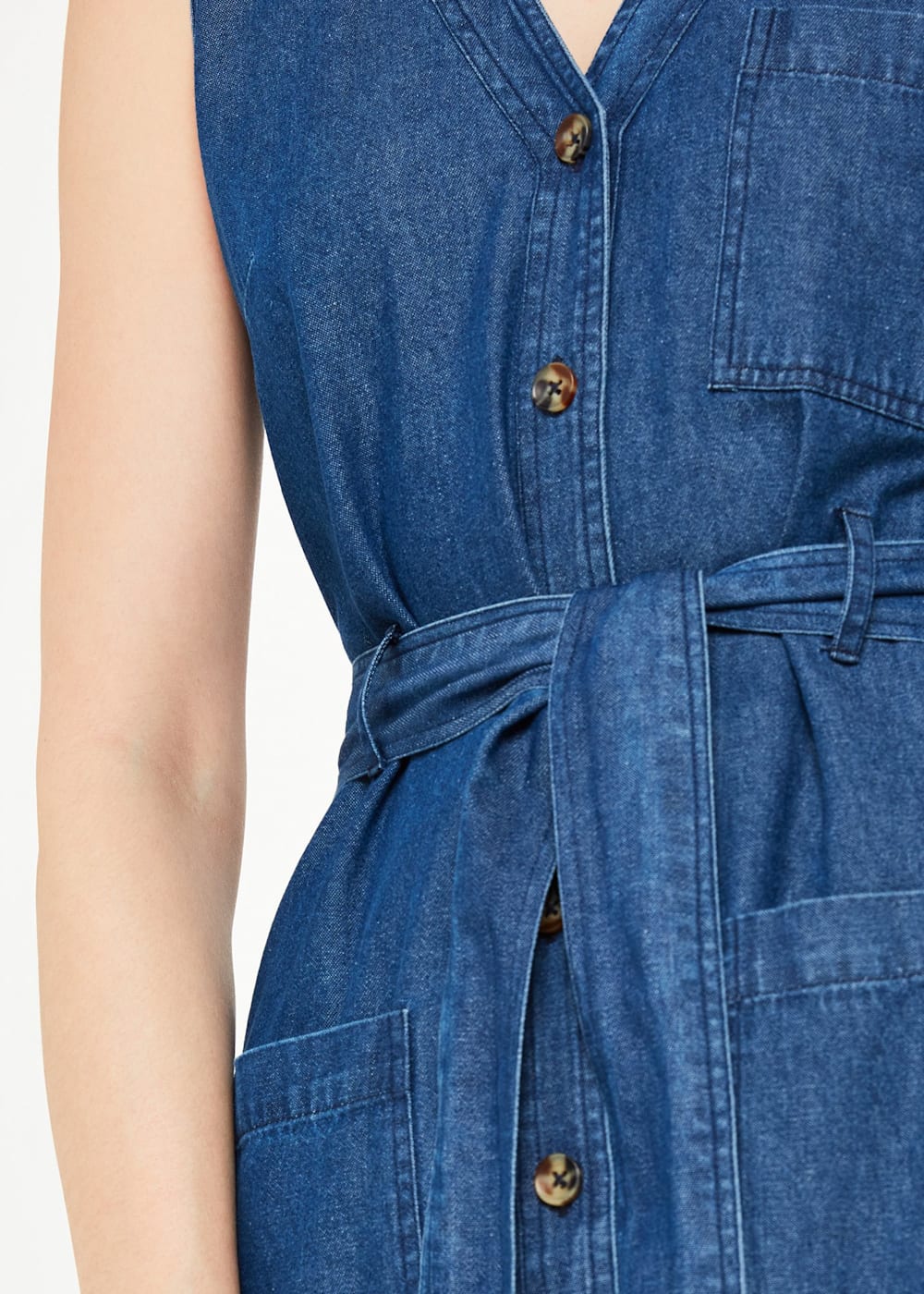 Whistles cody button through dress sales