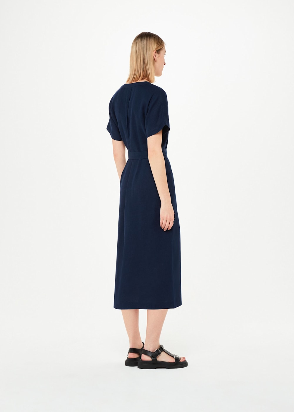Whistles belted midi dress sales