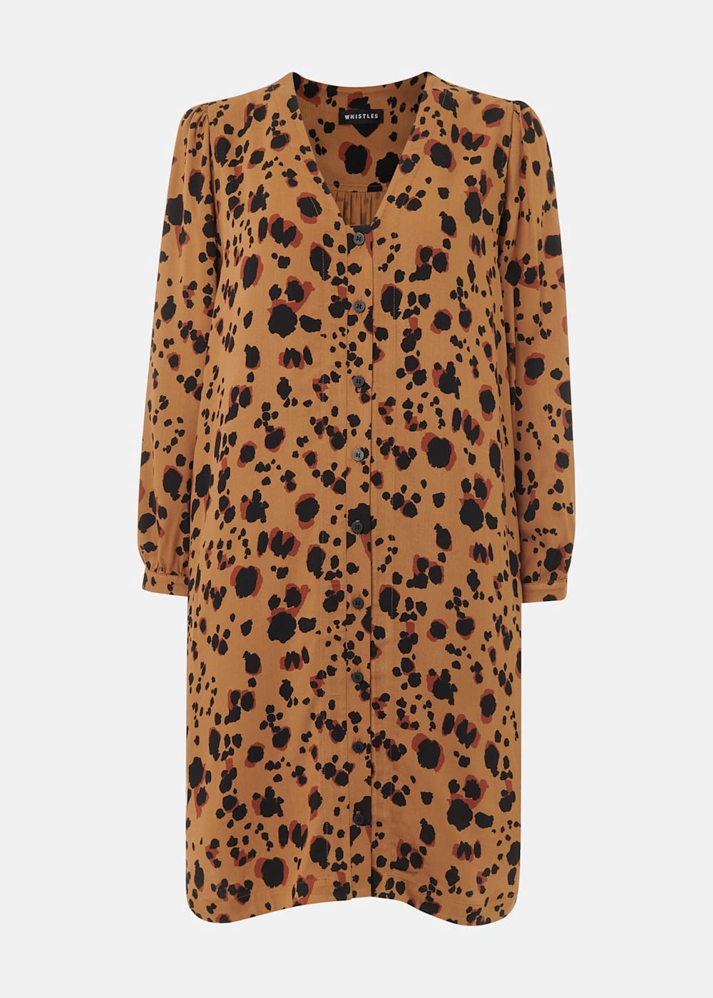Whistles leopard print coat 2025
