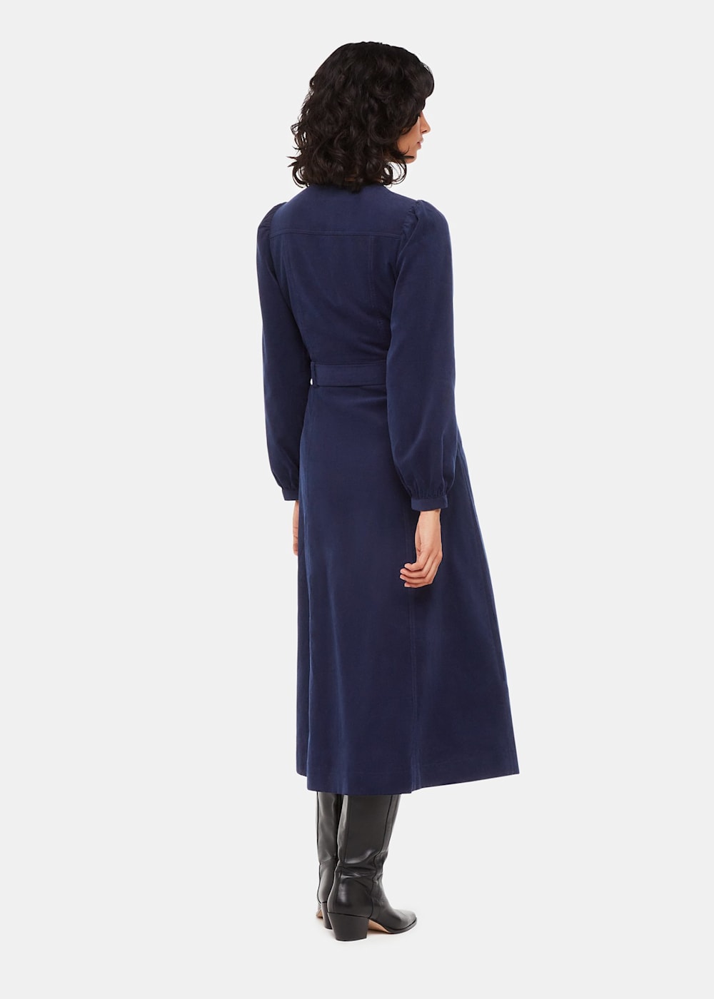 Cord midi dress online