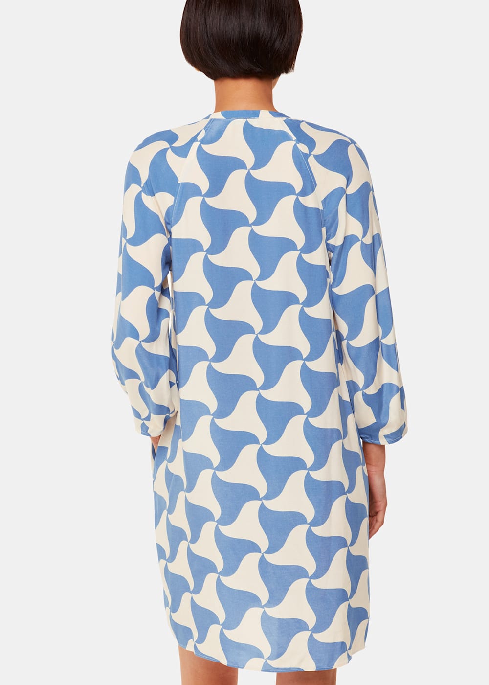 Whistles triangle print dress online