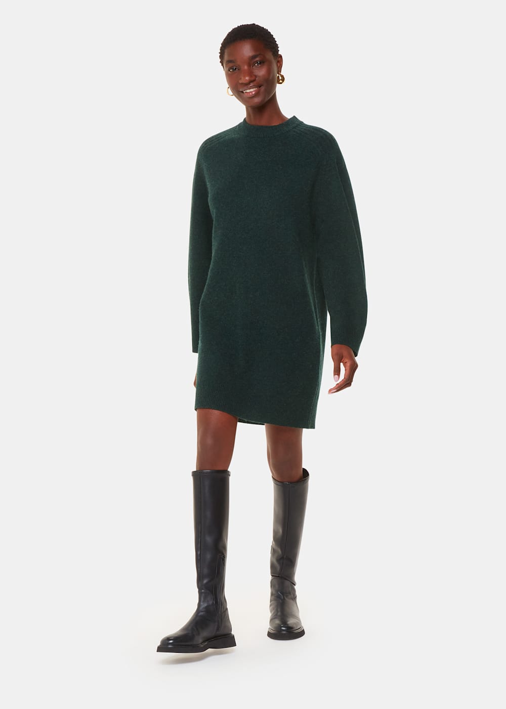 Whisles Ava Round Neck Knitted Dresss Whisles Ava Round Neck Knitted Dresss