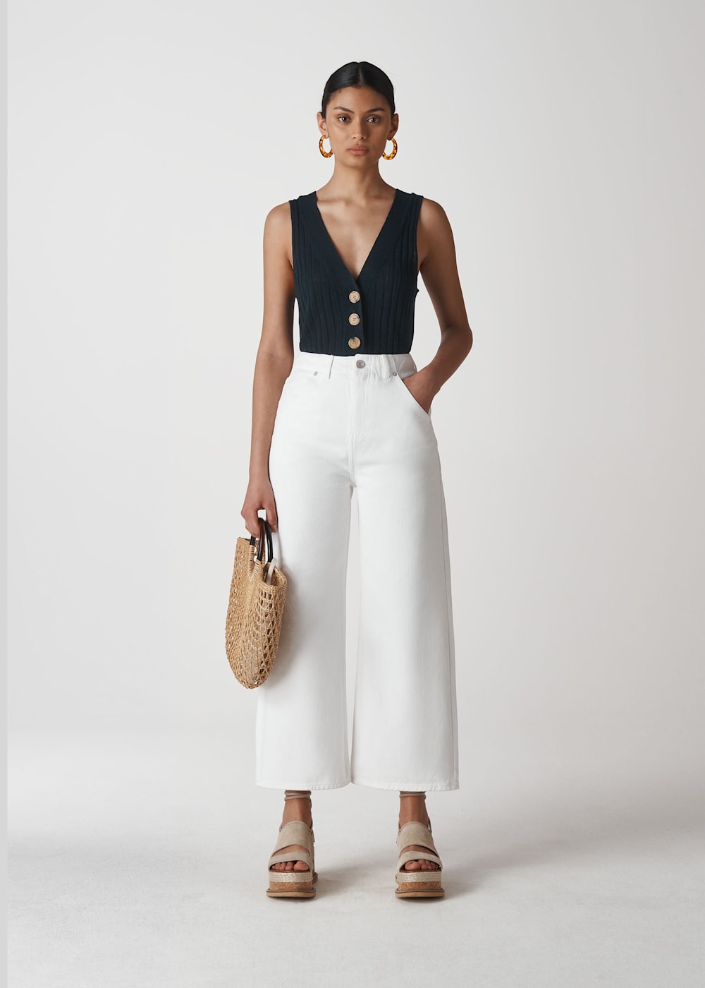 White leg jeans cheap