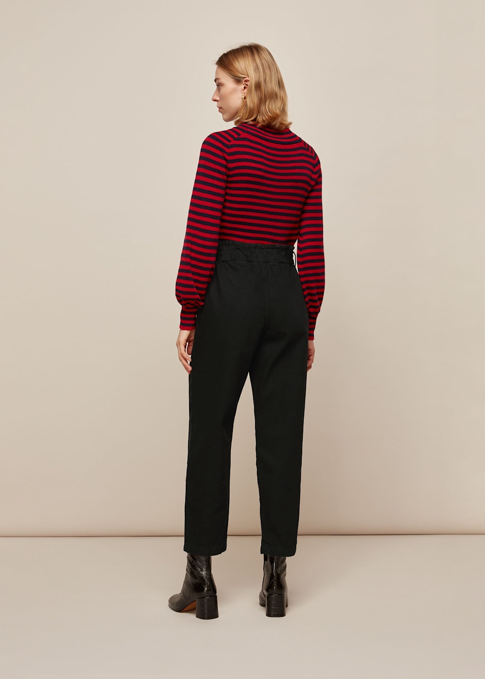 Black Paperbag Denim Jean WHISTLES