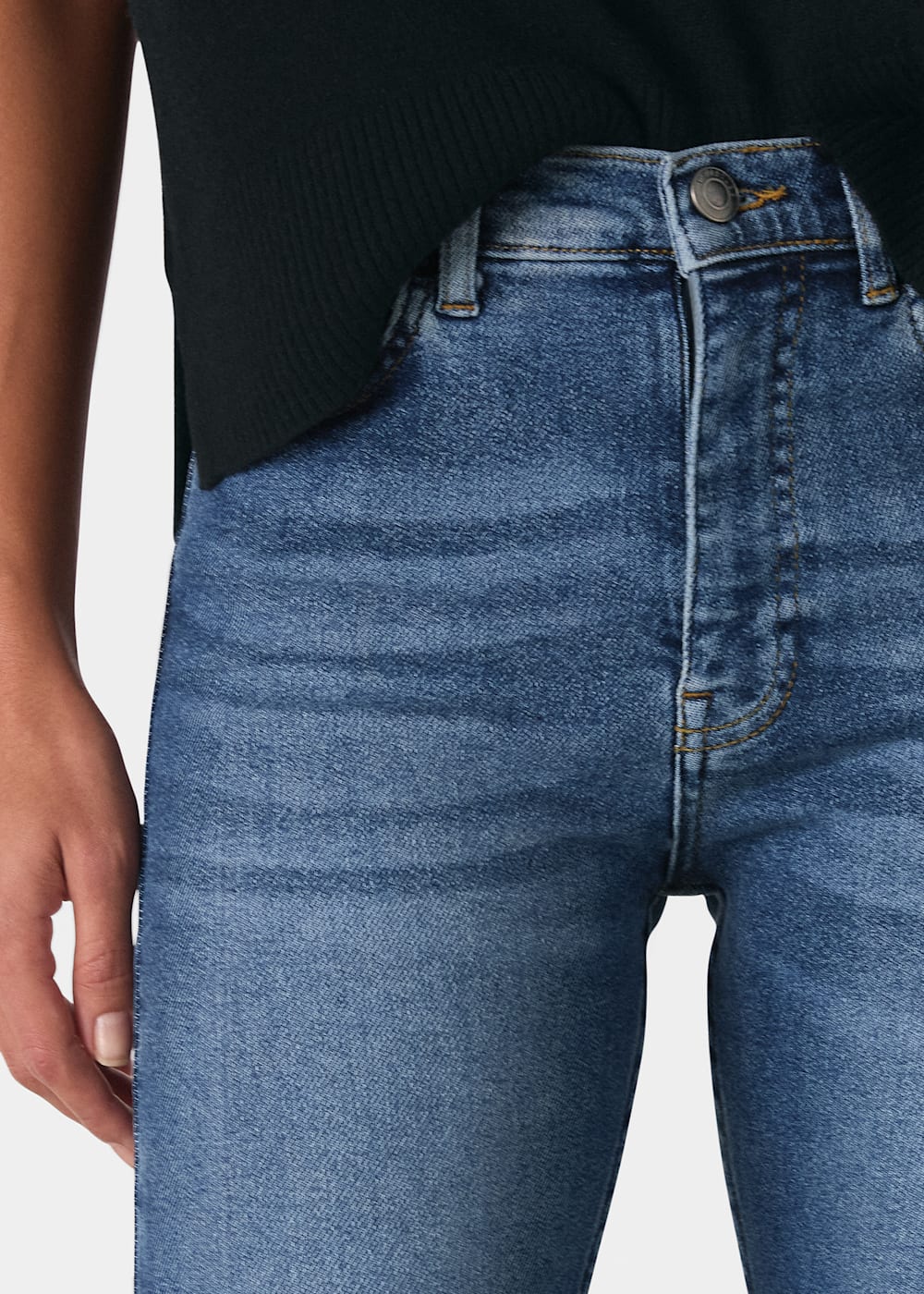Denim Blue High-Waisted Sculpting Skinny Jeans | Whistles Denim Blue High-Waisted Sculpting Skinny Jeans | Whistles