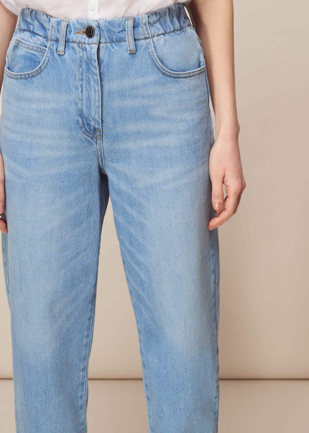 Stretch Elastic Waist Jean Whistles UK