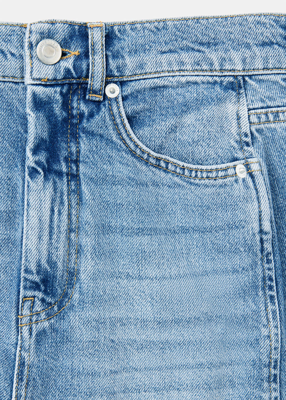 Light Wash High-Waisted Barrel Leg Jeans | Whistles Light Wash High-Waisted Barrel Leg Jeans | Whistles