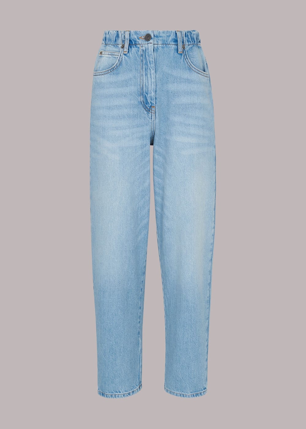 Womens elastic waist jeans online