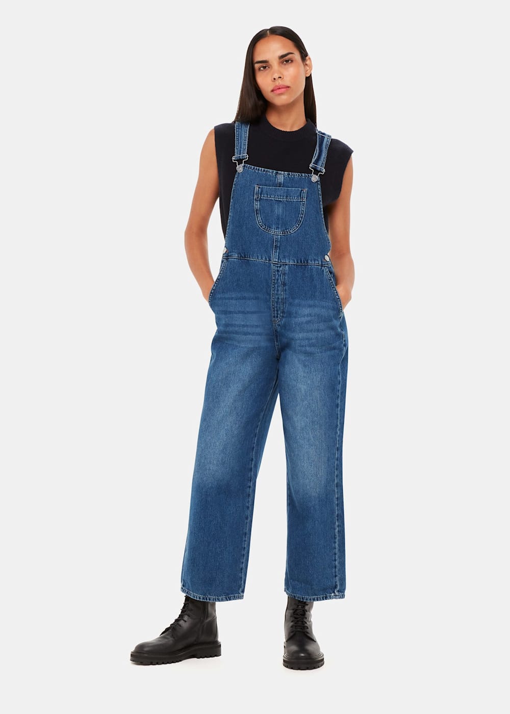 Blue Denim Straight Leg Overalls | Whistles ROW | Whistles ROW | Blue Denim Straight Leg Overalls | Whistles ROW | Whistles ROW |