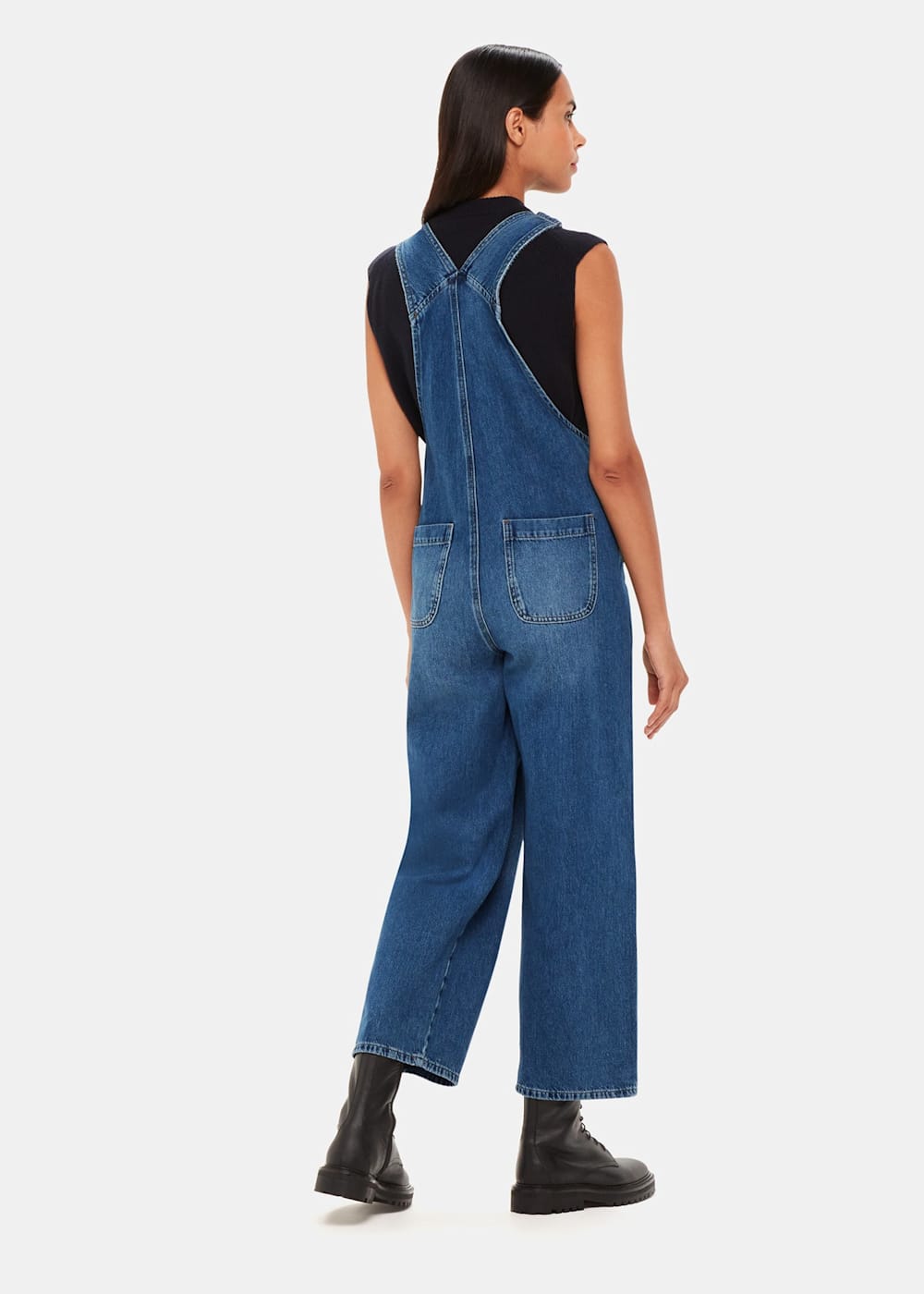 大特価 whistles-leni-denim-dungarees- 帽子