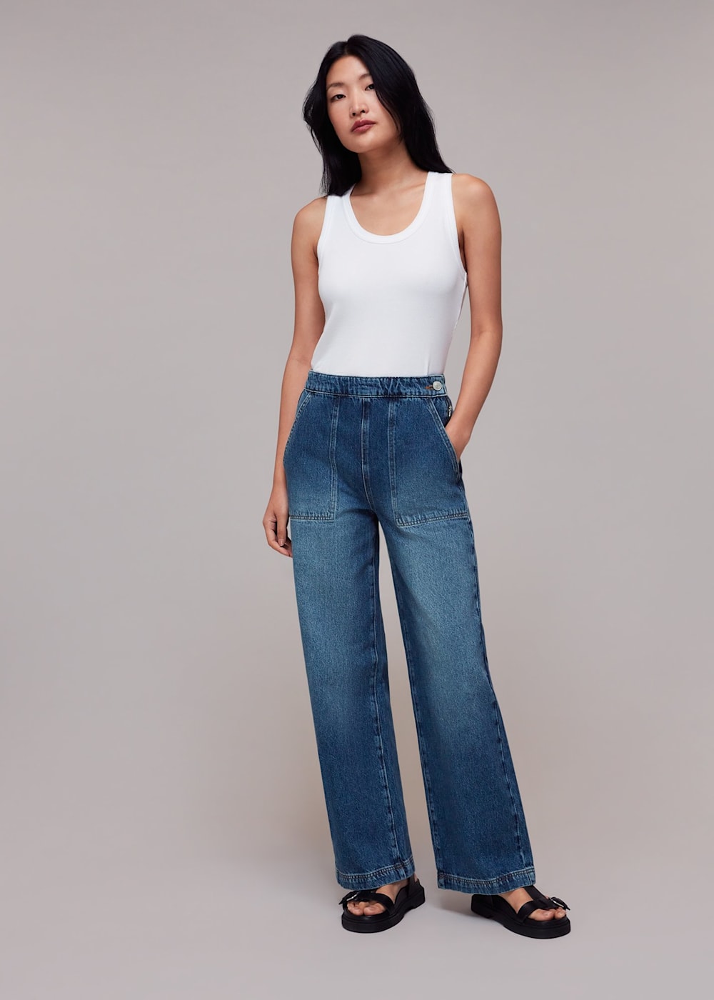 Denim Authentic Side Zip Jean | WHISTLES | Whistles US | Denim Authentic Side Zip Jean | WHISTLES | Whistles US |