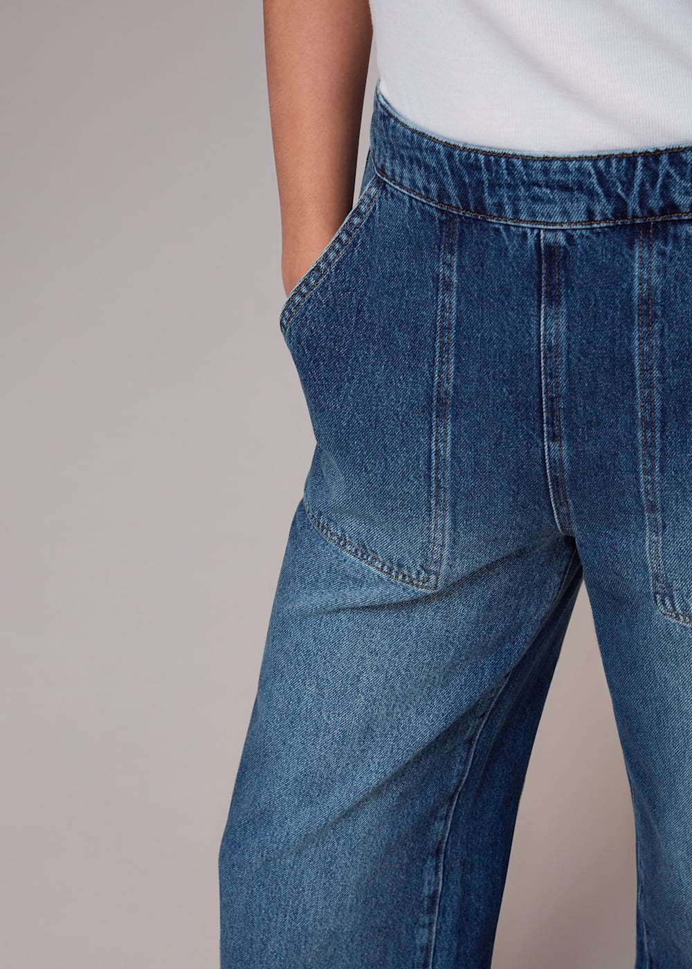 Denim Authentic Side Zip Jean | WHISTLES | Whistles US | Denim Authentic Side Zip Jean | WHISTLES | Whistles US |
