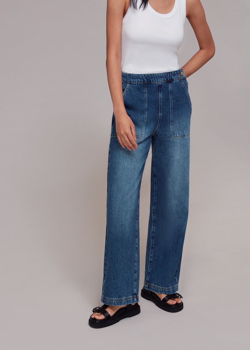 Denim Authentic Side Zip Jean | WHISTLES | Whistles US | Denim Authentic Side Zip Jean | WHISTLES | Whistles US |
