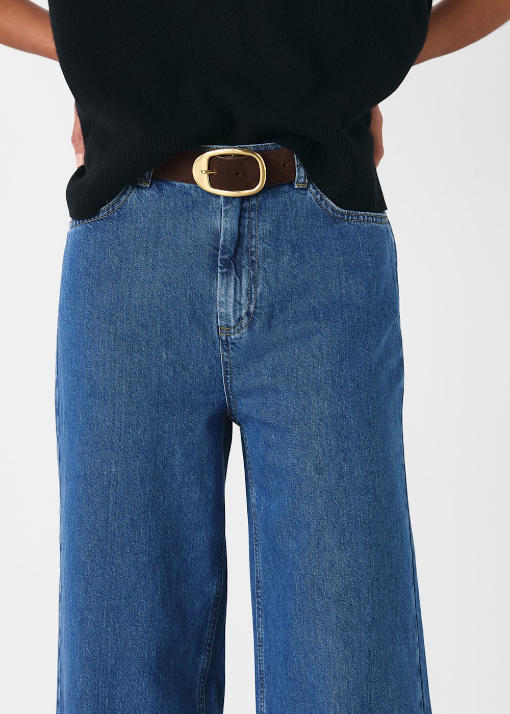 Jude Wide Leg Crop Jean