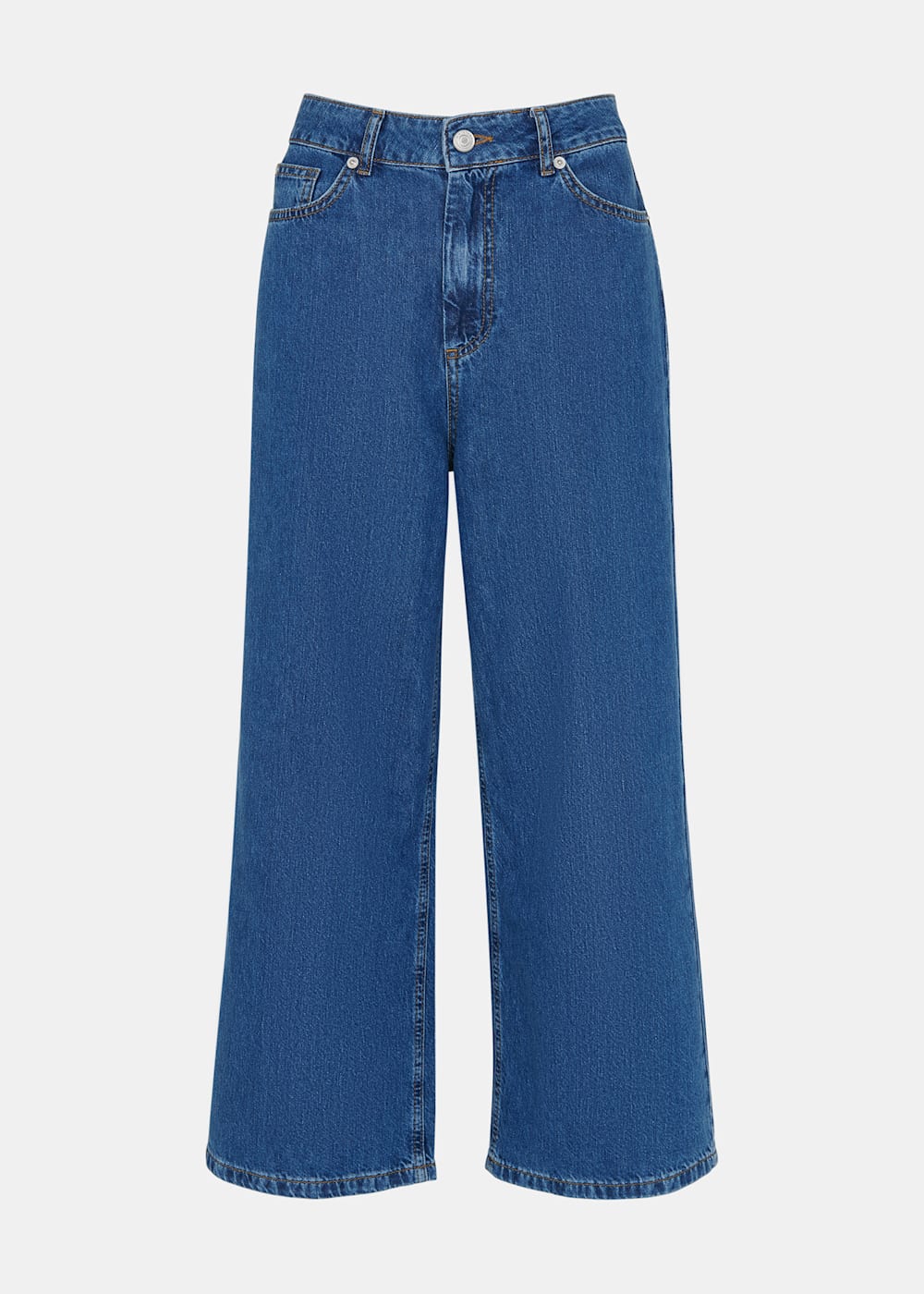 Denim Wide Leg Cropped Jean | WHISTLES | Whistles US | Denim Wide Leg Cropped Jean | WHISTLES | Whistles US |