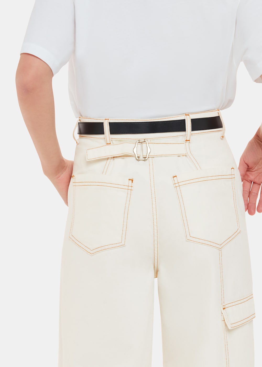 Buckle white jeans discount