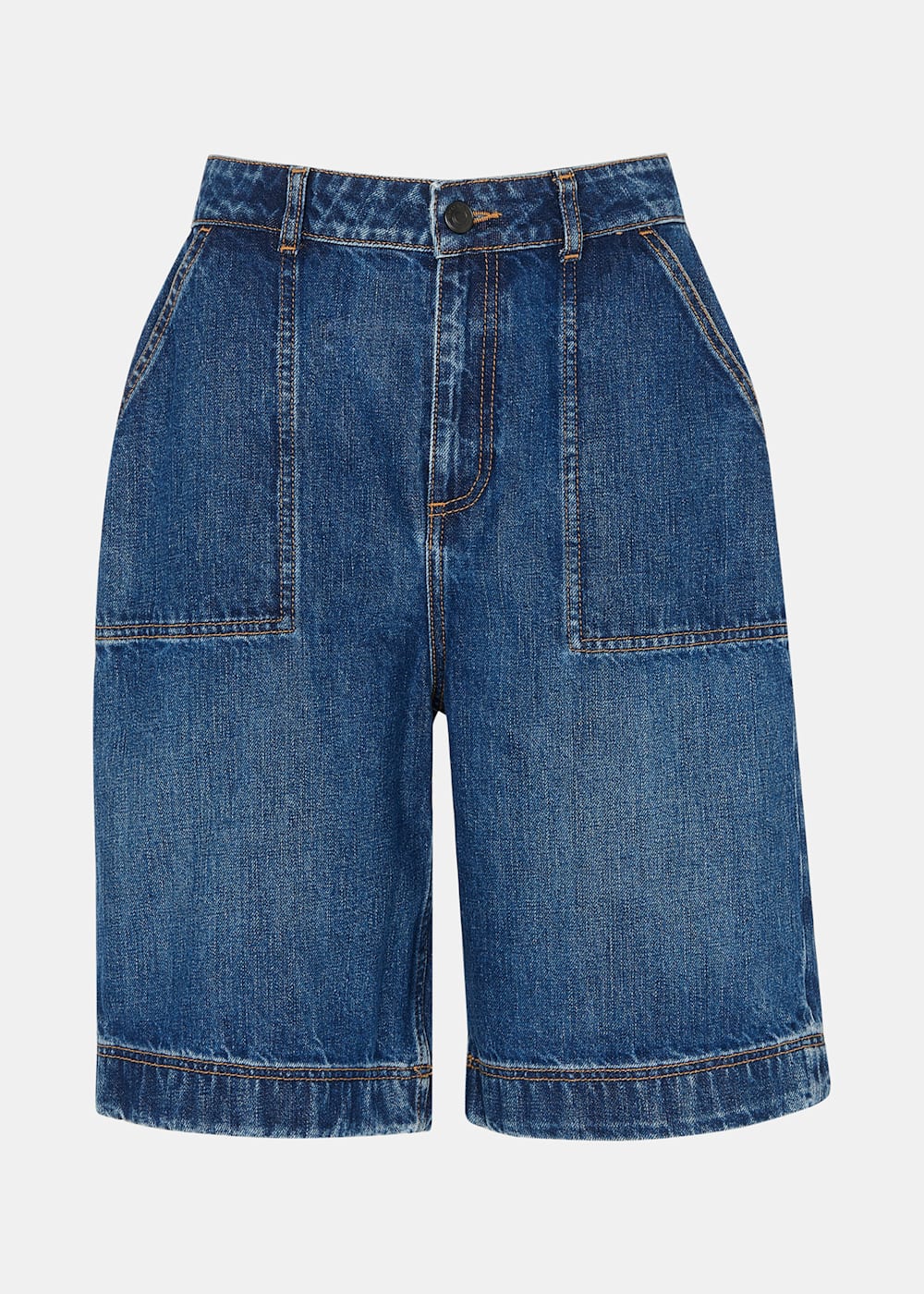Womens longline denim shorts 2025