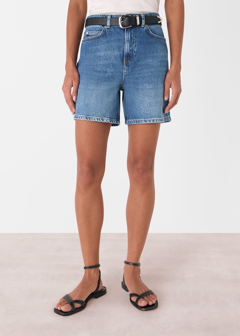 Shortest denim shorts online