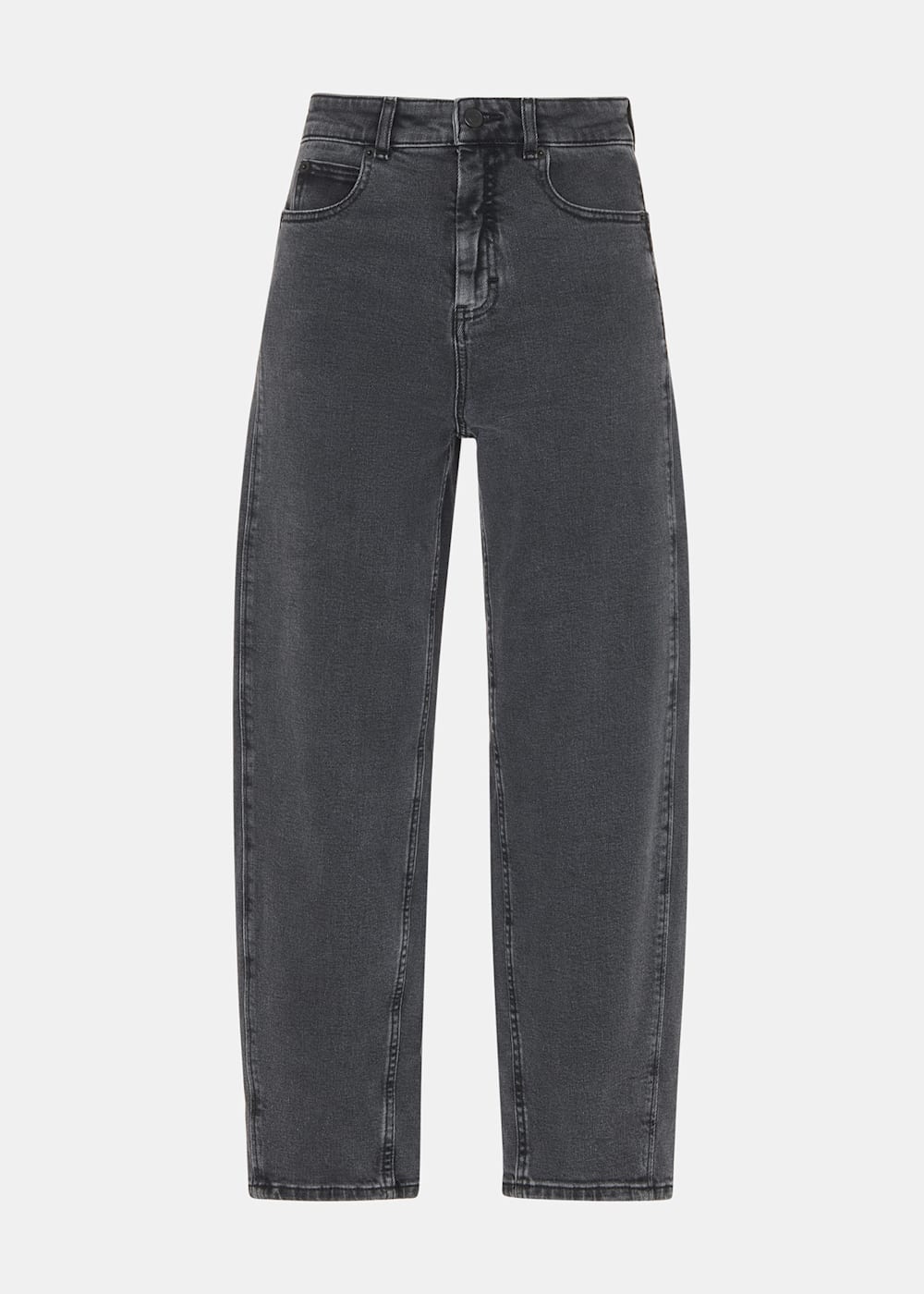 Grey Stretch Barrel Leg Jean | WHISTLES | Whistles US | Grey Stretch Barrel Leg Jean | WHISTLES | Whistles US |