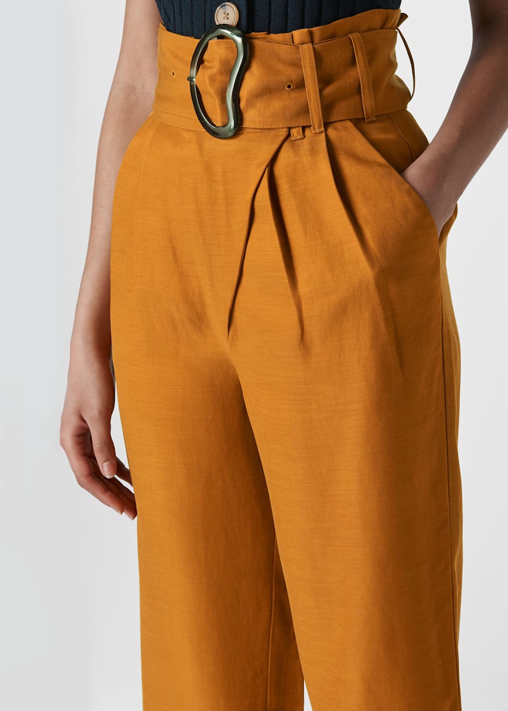 Rust paper bag skirt clearance