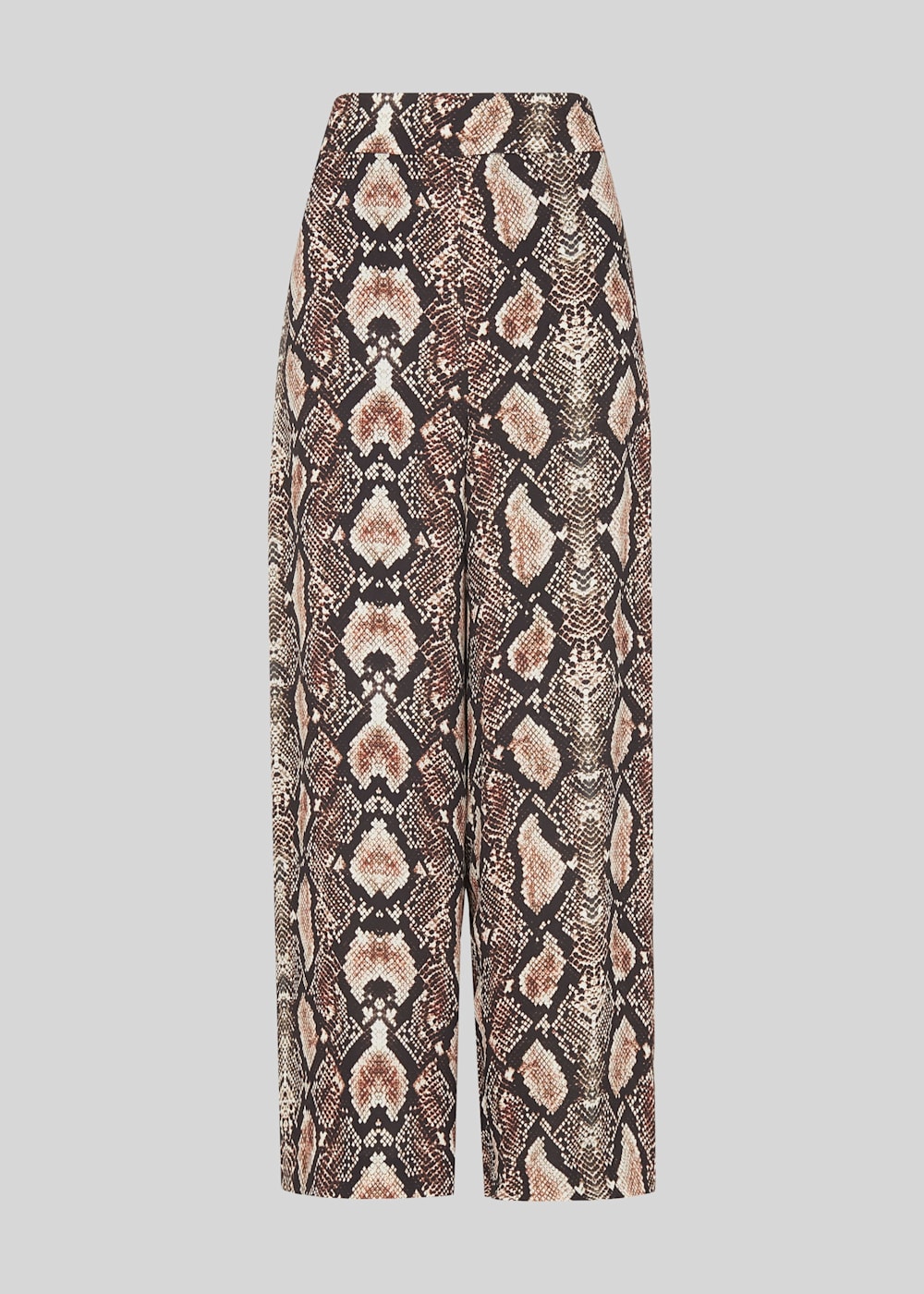 Snake print cropped trousers best sale