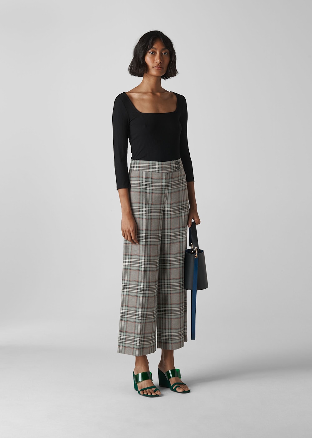 Whistles wide leg trousers on sale