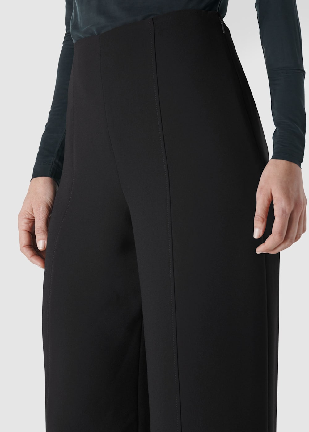 Crepe ladies trousers shop