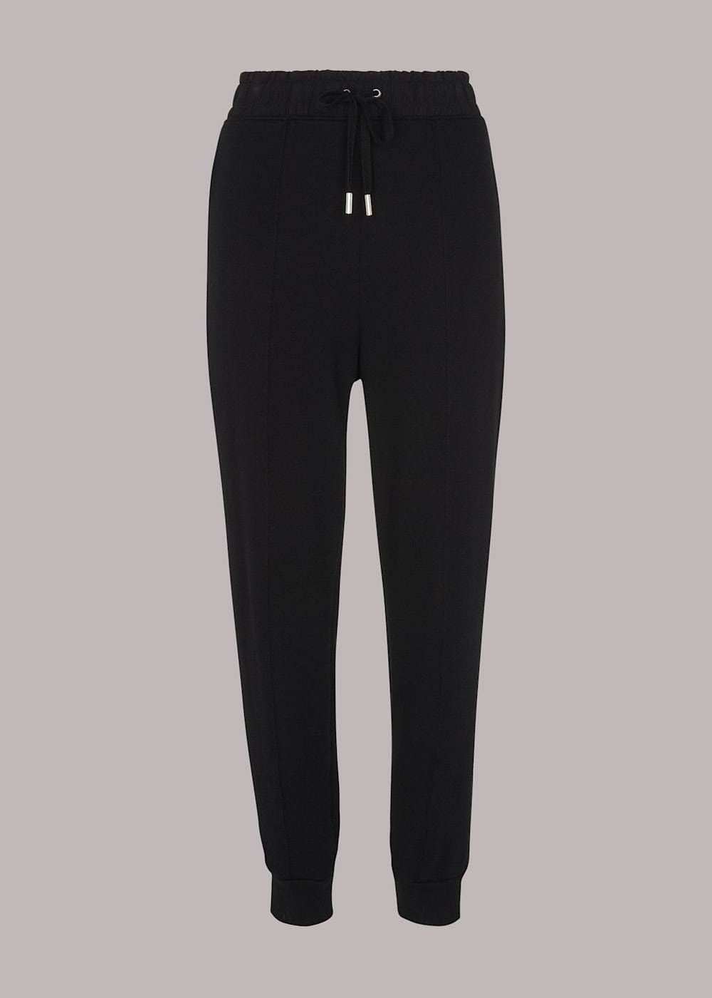 Black Easy Jersey Jogger WHISTLES Whistles UK