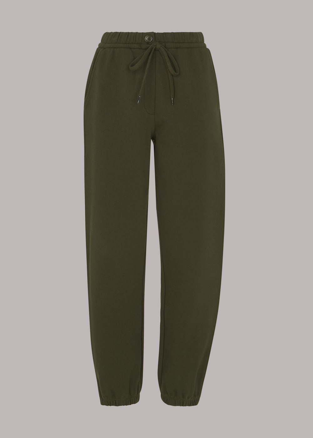 Khaki Side Stripe Jogger WHISTLES Whistles US