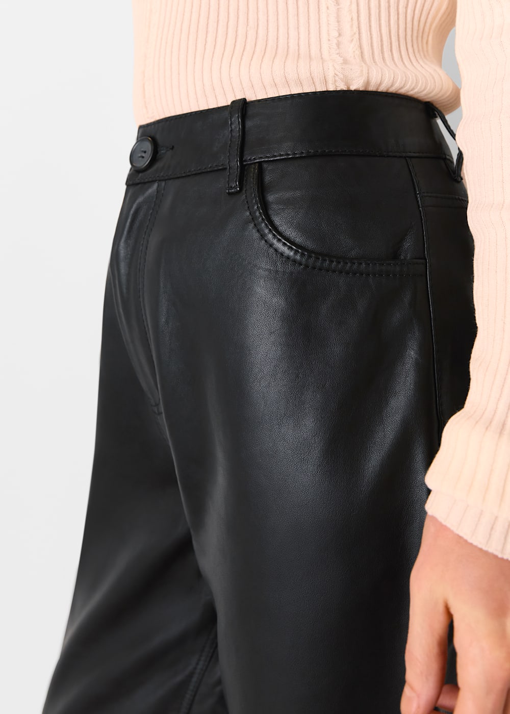 Whistles leather trousers hot sale