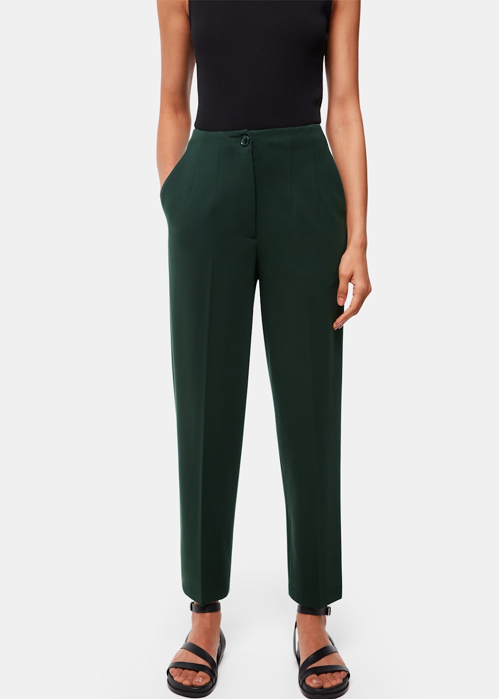 Lila Wide Leg Pant in Olive Lila Wide Leg Pant in Olive