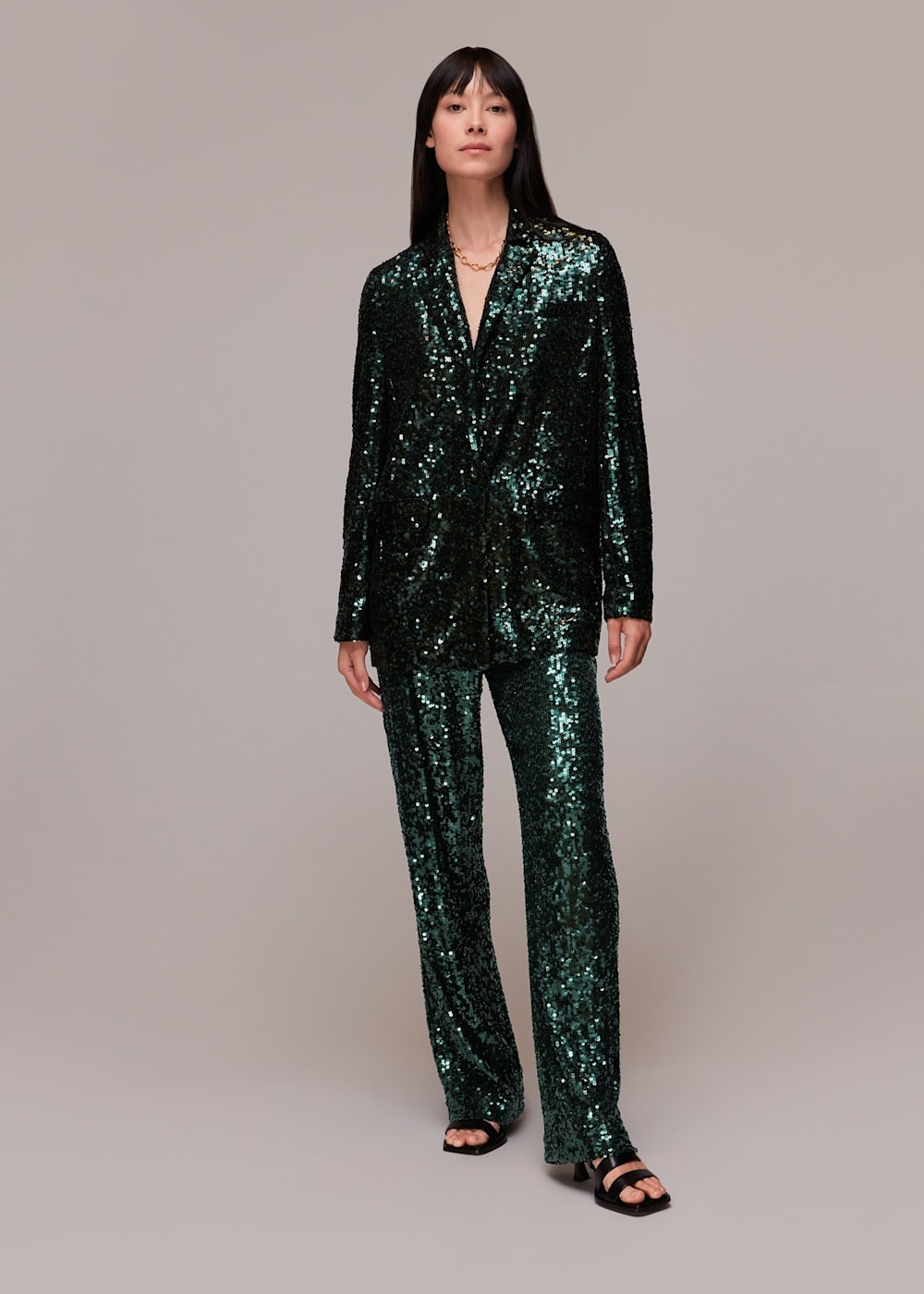 Sparkly trouser suit 2025