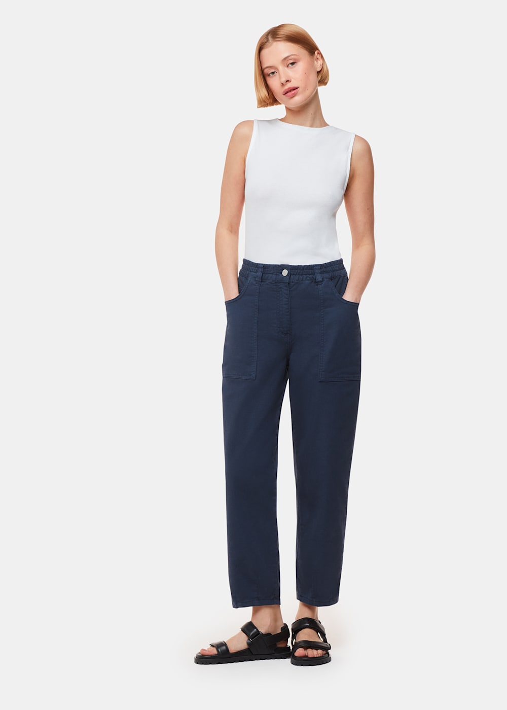 Whistles Tessa Casual Trousers Whistles Tessa Casual Trousers