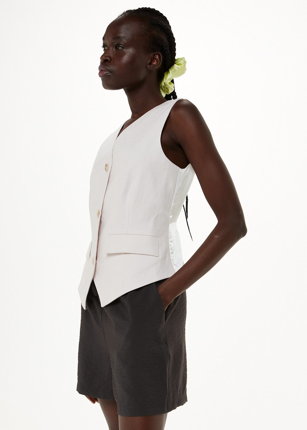 Short black elasticated skirt on sale