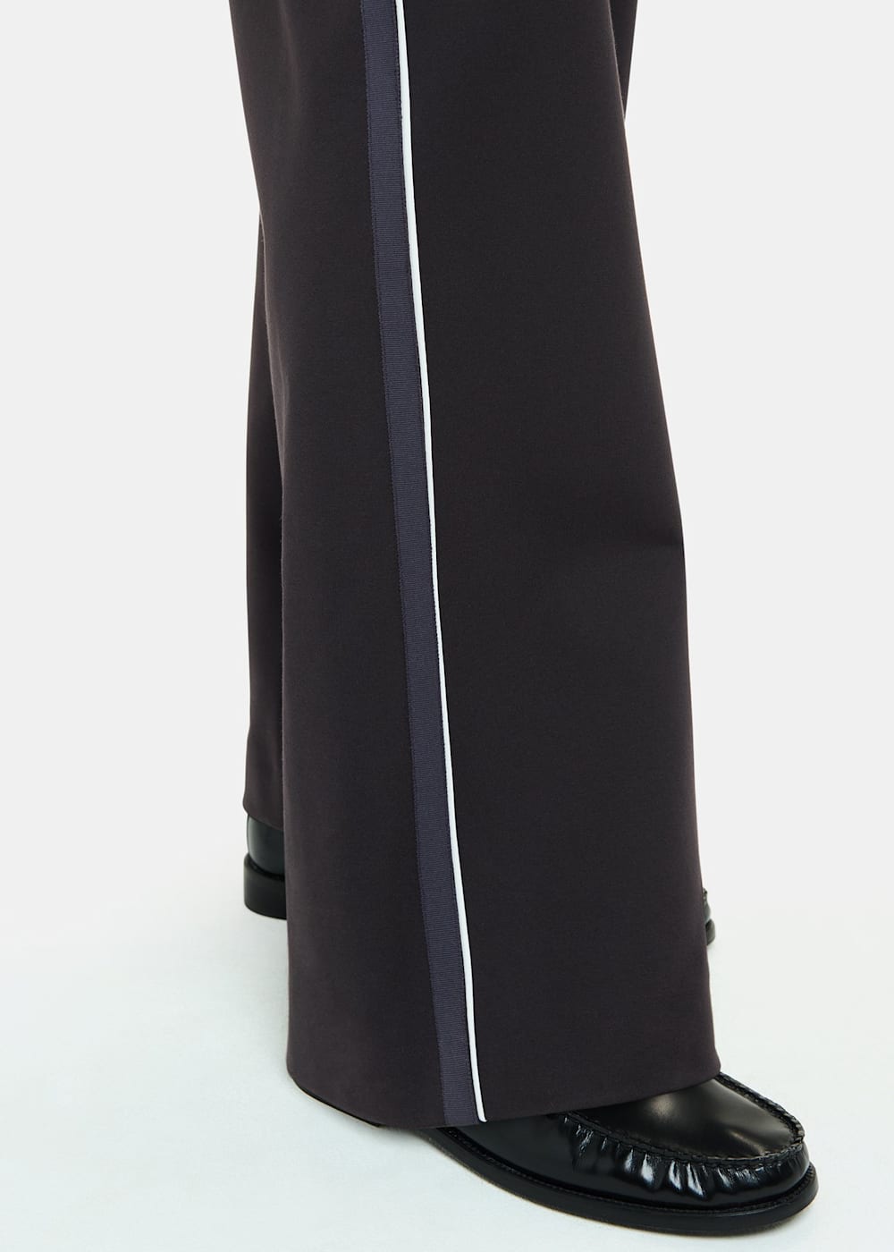 Black/Multi Edie Side Stripe Ponte Trouser | WHISTLES Black/Multi Edie Side Stripe Ponte Trouser | WHISTLES