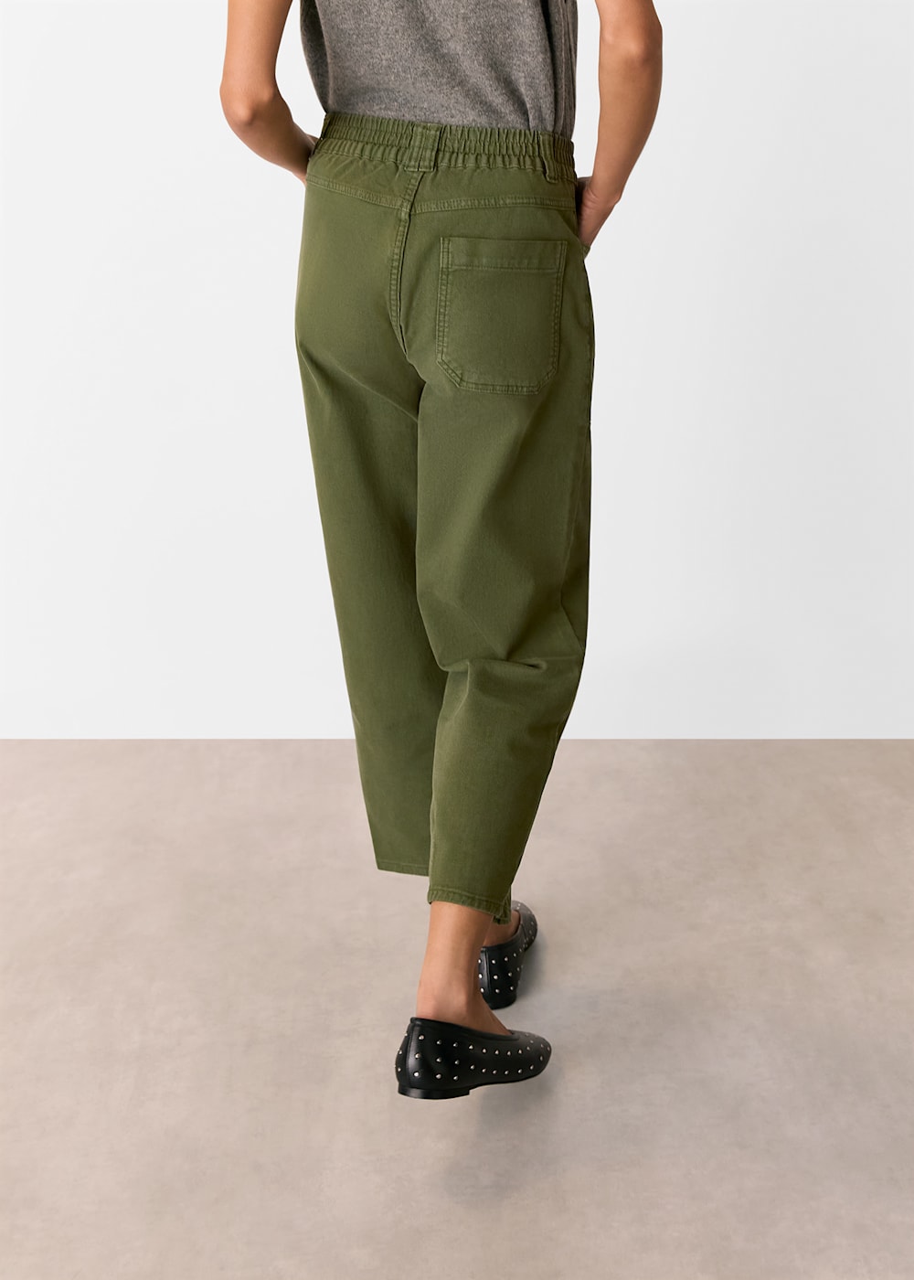 Whistles Tessa Casual Trousers Khaki Whistles Tessa Casual Trousers Khaki