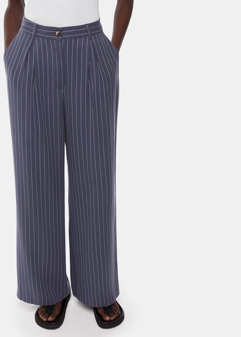 Whistles Lottie Pinstripe Trousers Whistles Lottie Pinstripe Trousers