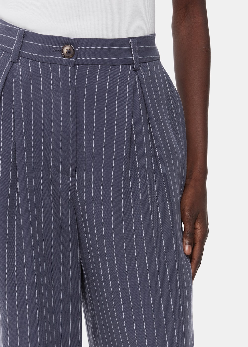 Whistles Lottie Pinstripe Trousers Whistles Lottie Pinstripe Trousers