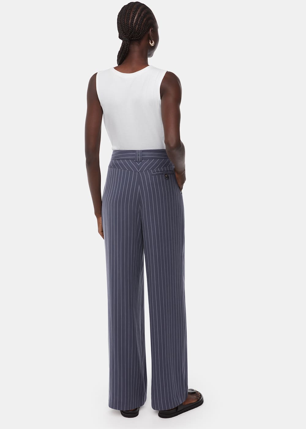 Whistles Lottie Pinstripe Trousers Whistles Lottie Pinstripe Trousers