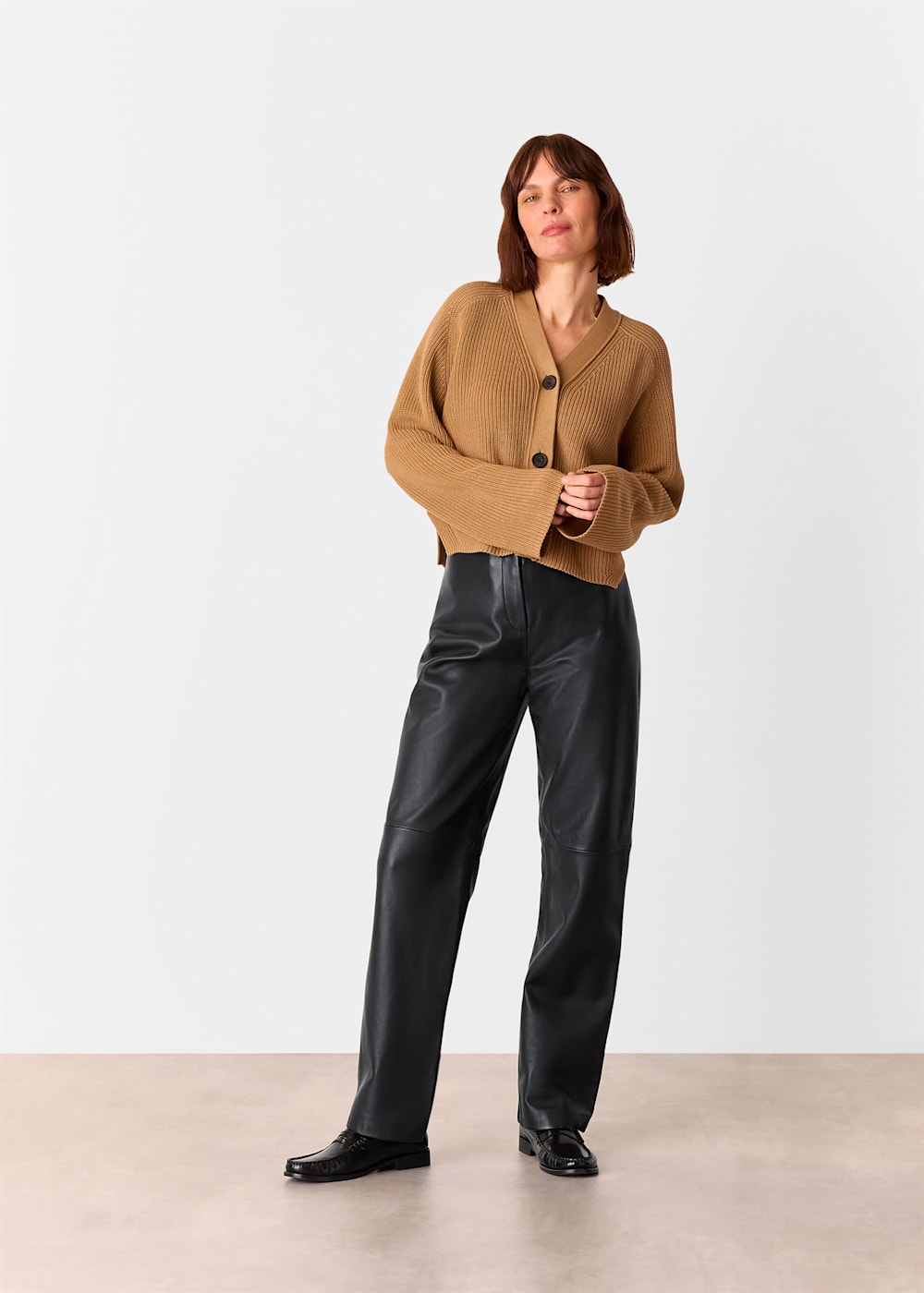 Black Ultimate Leather Trouser | WHISTLES | Whistles US | Black Ultimate Leather Trouser | WHISTLES | Whistles US |