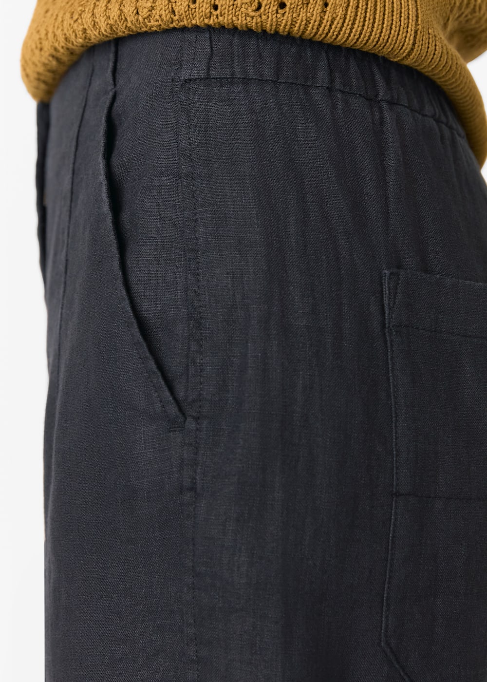 Whistles Linen Barrel leg Trousers Whistles Linen Barrel leg Trousers