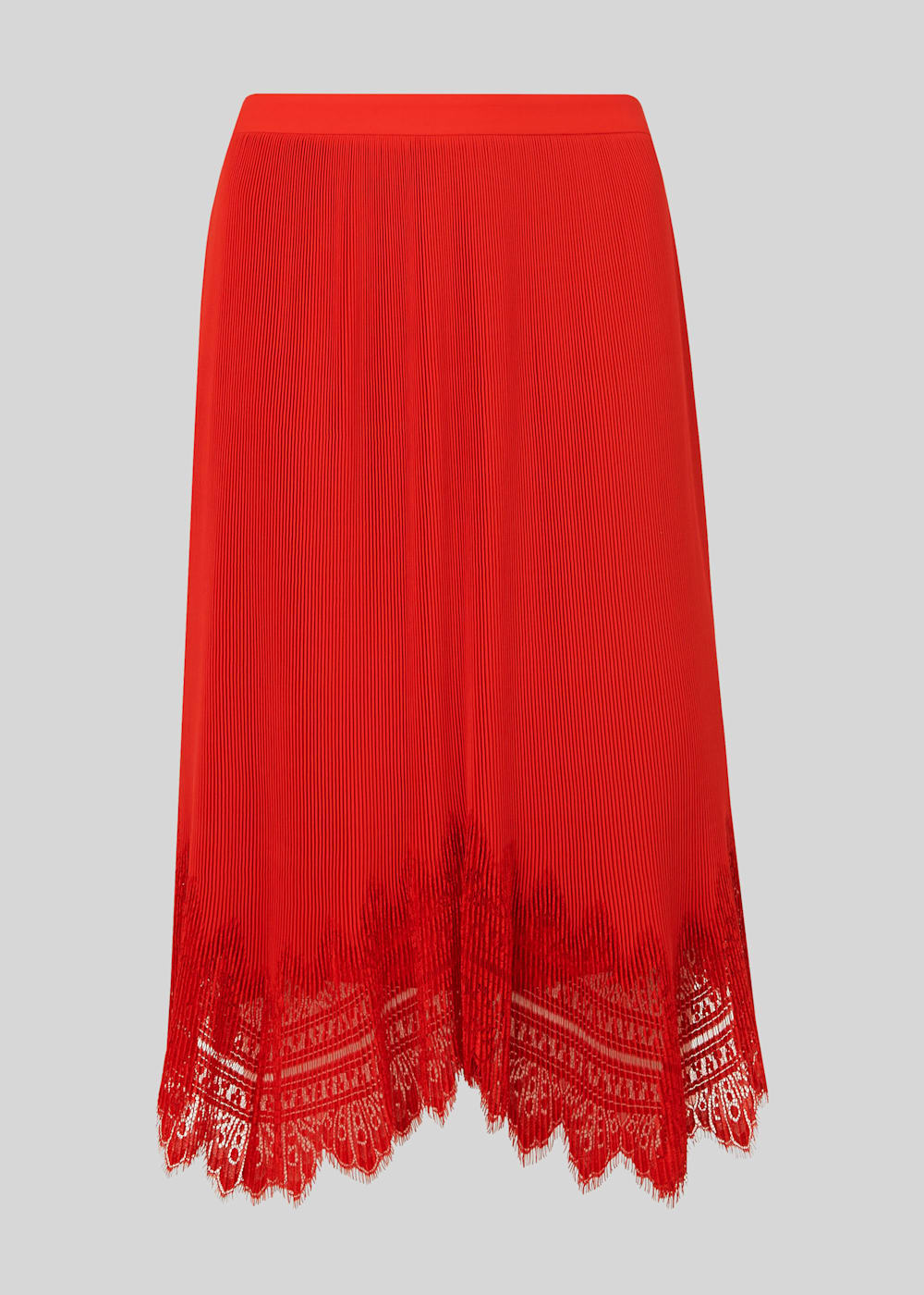 Whistles red pleated skirt deals