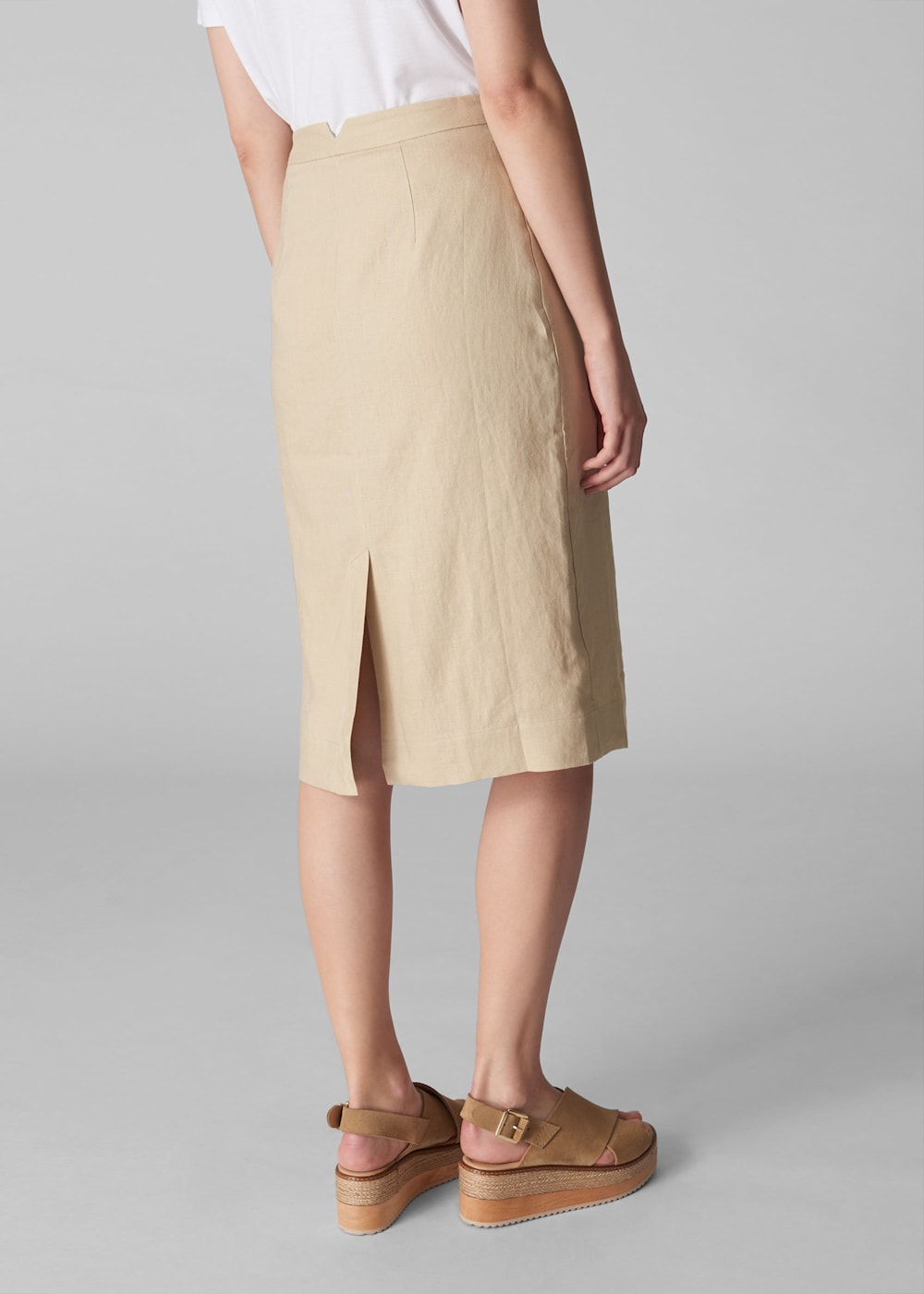 Linen skirt pencil new arrivals