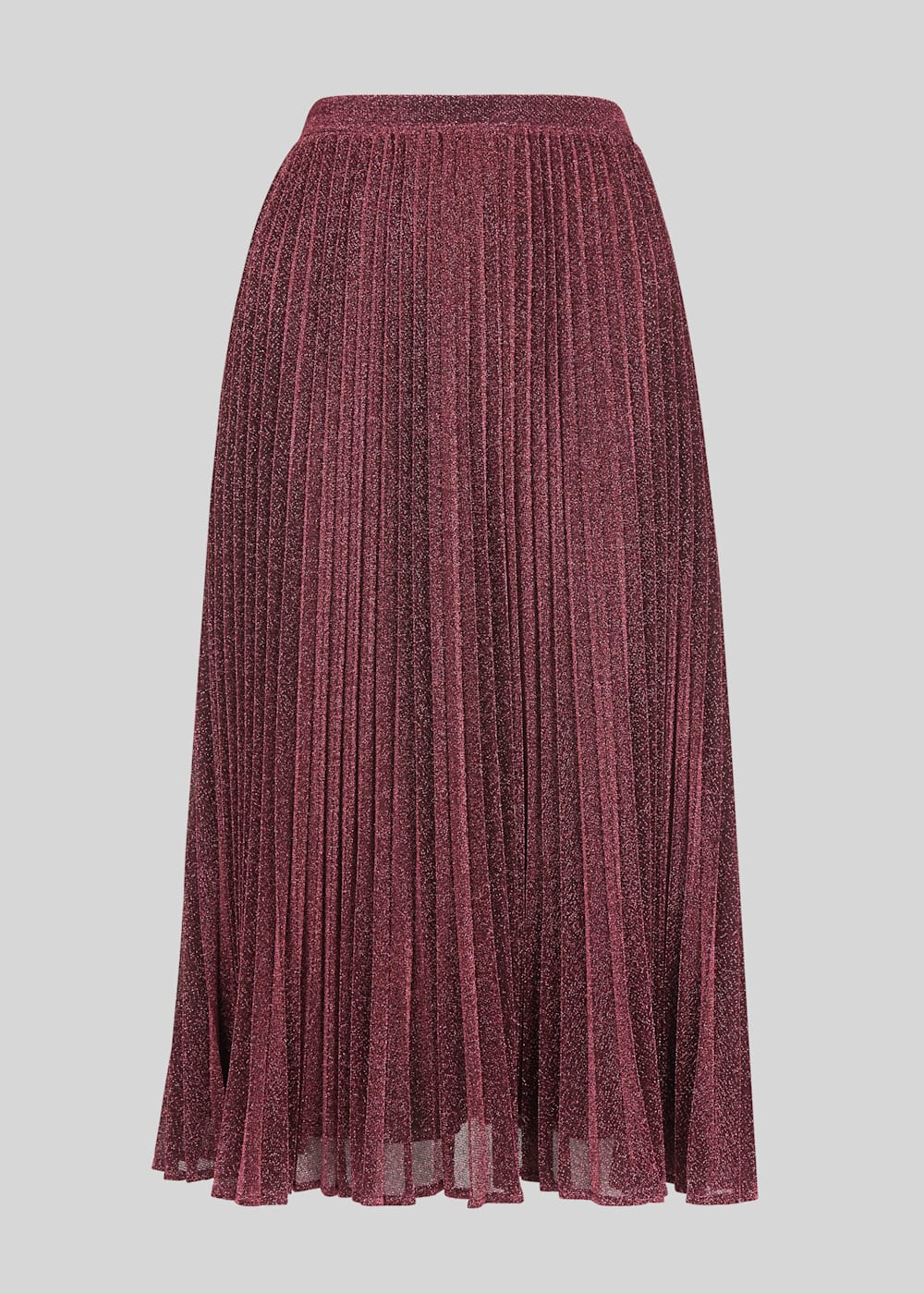 Pink pleated polyester skirt store
